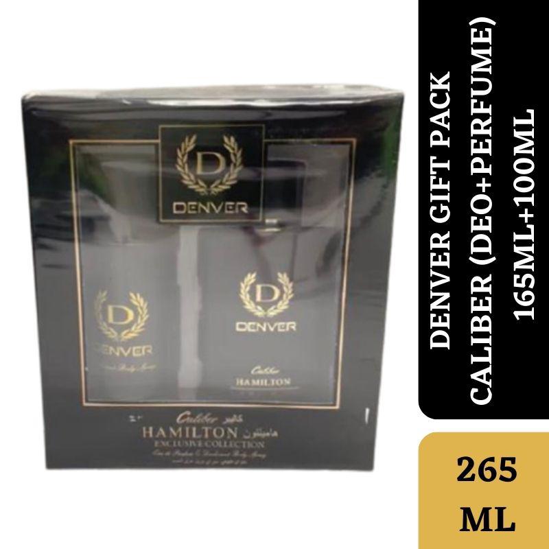 Gift Pack Denver Caliber (Deo+Perfume) 165ml+100ml
